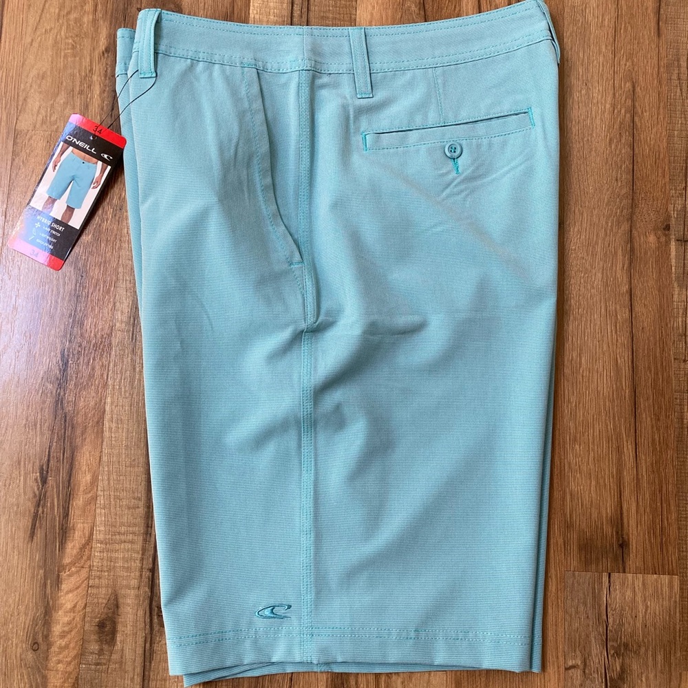 O'Neill Hrybrid Short - Aqua Mens Size: 34